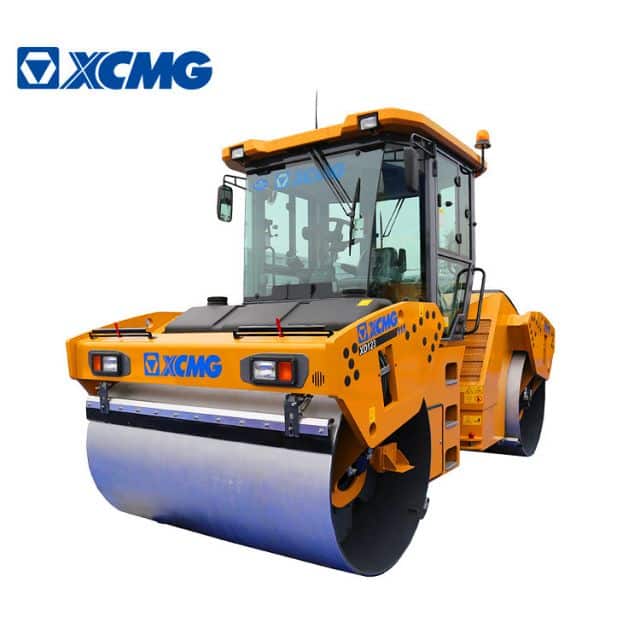 XCMG road construction machine XD123 12 ton double drum asphalt compactor road roller machine price